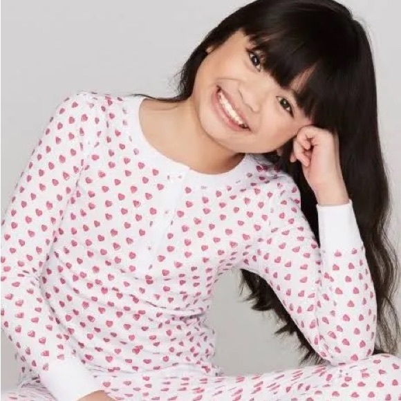 Roller Rabbit Kids Heart Pajamas | Pink Hearts - Picture 1 of 9